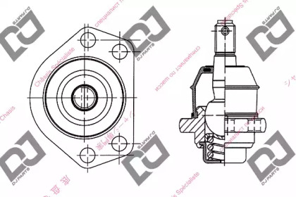 Шарнир DJ PARTS DB1111